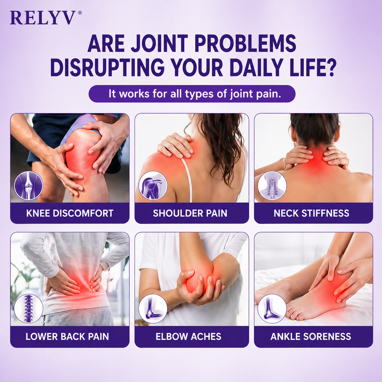 Relyv Recovery Gel - Deep-Penetrating Massage Gel for Joints & Muscles